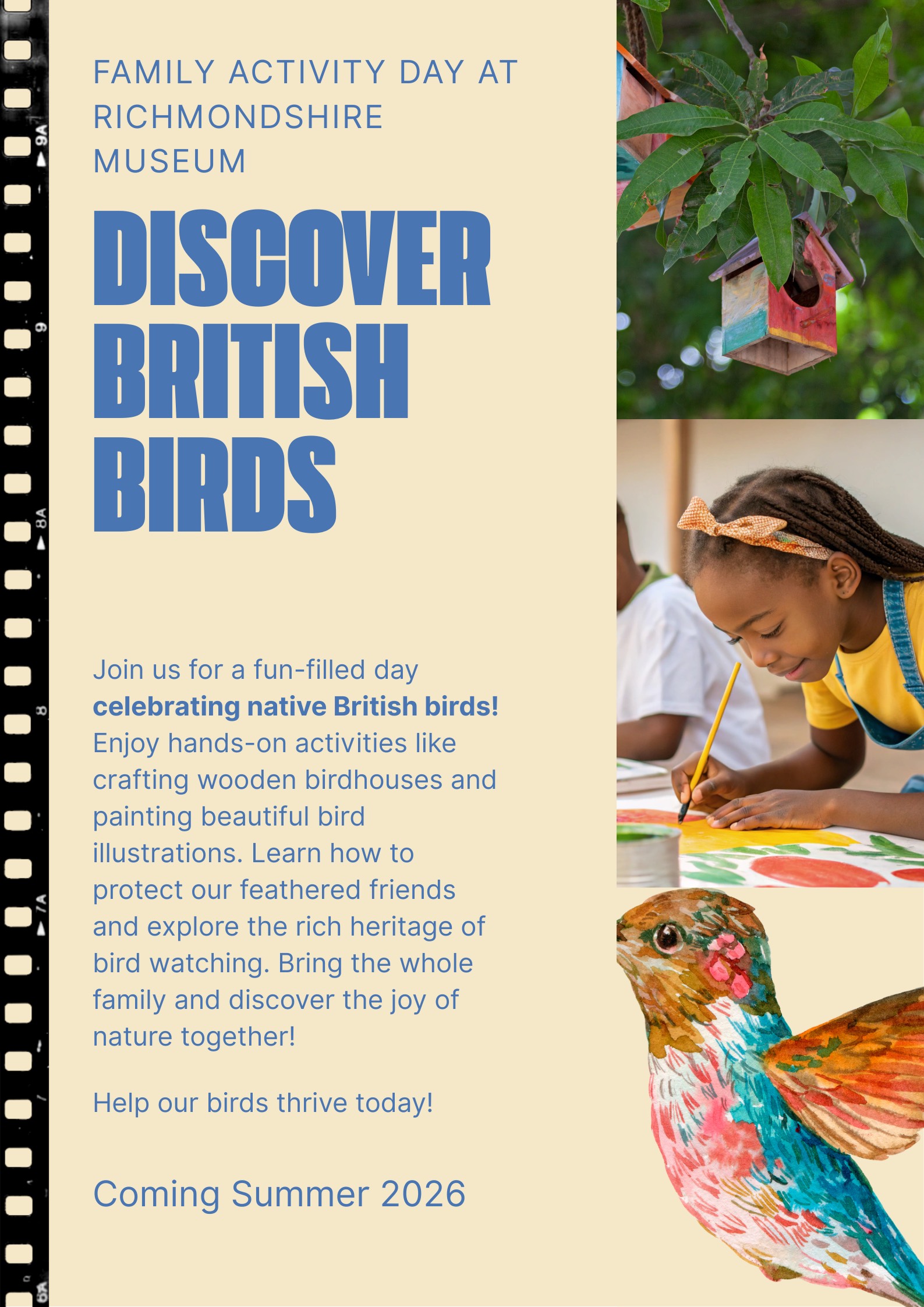 Discover British Birds Family Workshops